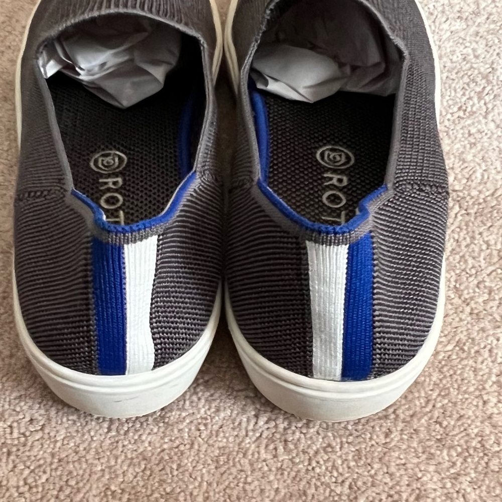 Rothy’s The Original Slip On Sneaker in Steel Gray 8 - Picture 7 of 12